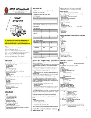 printable army smart cards|army convoy commander smart card.